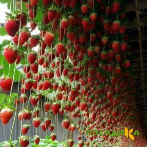 Клубника ампельная Анастасия купить по цене от 370р. в интернет-магазине «Посадика» с доставкой почтой в в Кингисеппе и по всей России – [изображение №1].
